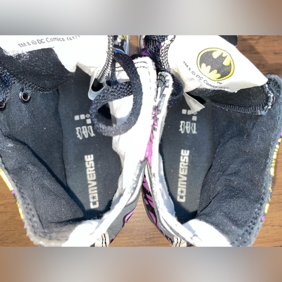 RARE Converse x DC Comics Two Face High Tops - Men’s 11 / Women’s 13 - Picture 8 of 16